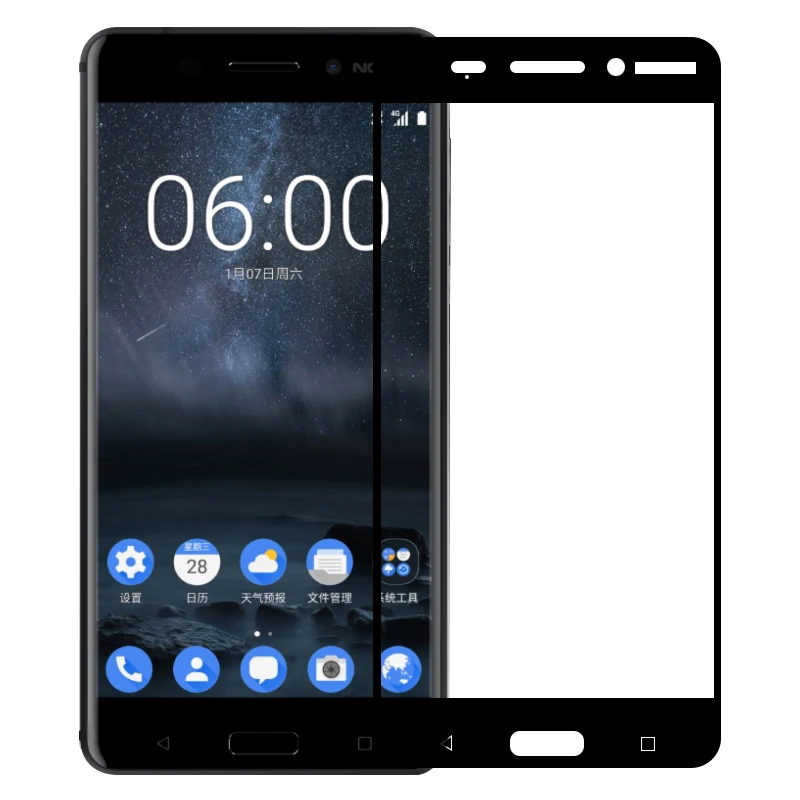 Для Nokia 6 1 7 8 для Plus Закаленное стекло протектор экрана 5 3 стеклянная пленка|glass