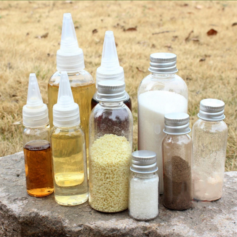 المنزل التوابل تخزين زجاجات النفط صندوق توابل التخييم شواء زجاجة التوابل جرة نزهة قمع قابلة لإعادة الاستخدام المائدة بهار زجاجة