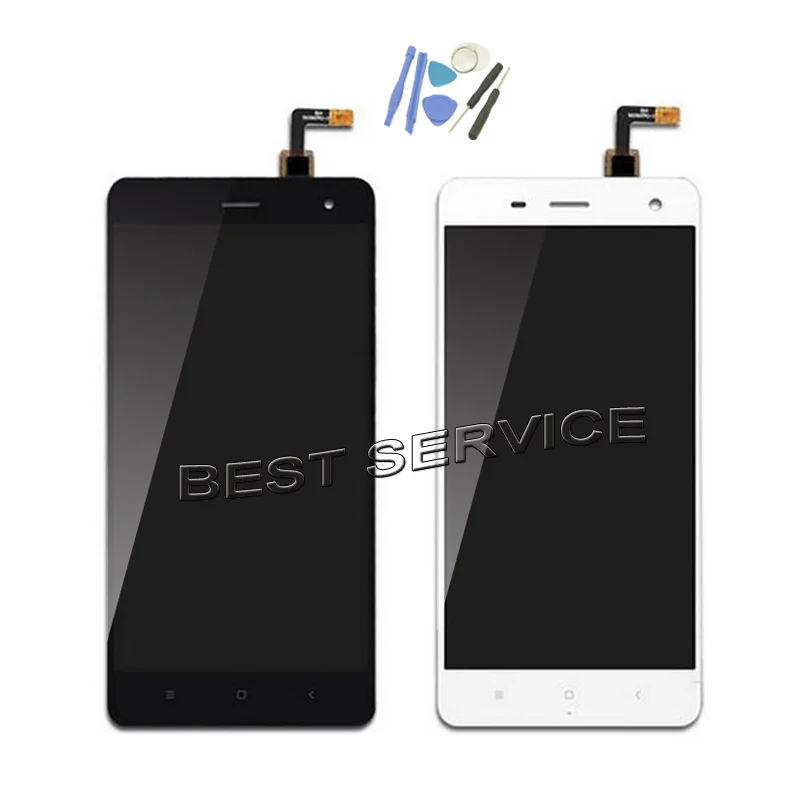 100% новый ЖК-дисплей для xiaomi mi 4 m4 mi4 с сенсорным экраном дигитайзер в сборе +