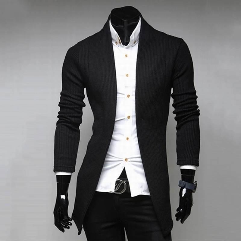 Men's Winter Sweater Plus Size Mens Sweaters Thick Long Sleeve Cardigan Men Sweater Jacket Casual Knitted Sweater Clothing