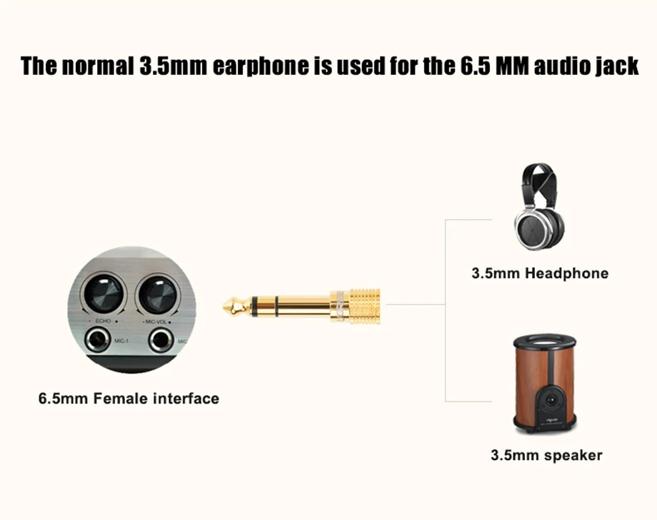 5-Gold-Plated-Earphone-Microphone-Plug-Audio-Jack-TRS-Converter-Adapter-Downstep-Connector