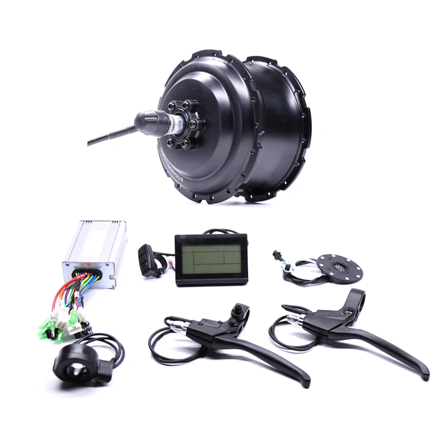 Perfect 2019 Eletrica 48v500w Fat Rear Brushless Hub Motor Snow Conversion electric Wheel ebike system 1