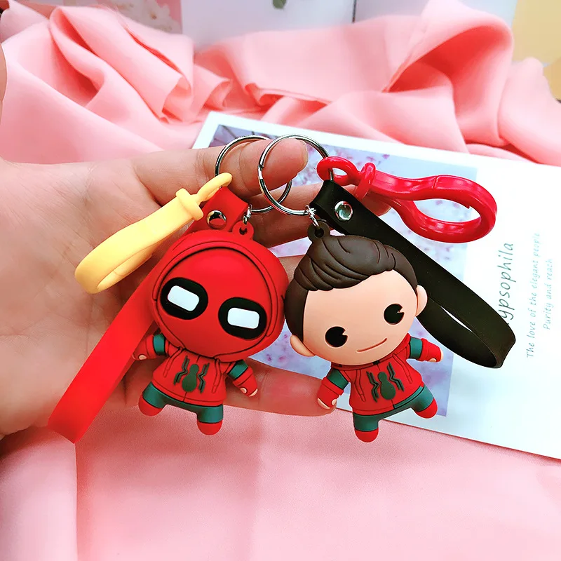 

2019 PVC Keychain Cartoon Figure South Park Star Wars Game of Thrones Marvel Avenger Metal Ball Chain Key Chain Ball chain