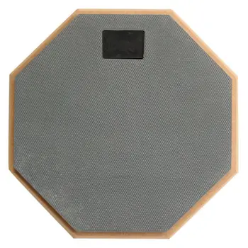 

New 8 inch Soft Gray Dumb Drum Pad Exercise Mat Blow Plate Drummer Wood+rubber Double Side