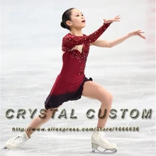 Для женщин Фигурное катание платья для Новые модные брендовые лед фигурное платье для соревнований на коньках, способный преодолевать Броды для взрослых DR3502