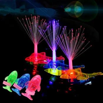 

Dolphin Fiber LED Finger Rings Party Nightclub Glow Light Ring Torch High Quality Party Toy Wedding Decoration
