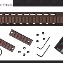 Векторная оптика GEN III Slim KeyMod Tactical 10 дюймов плавающая Рукоятка Кронштейн с стальной бочкой гаечный ключ прокладки кольца