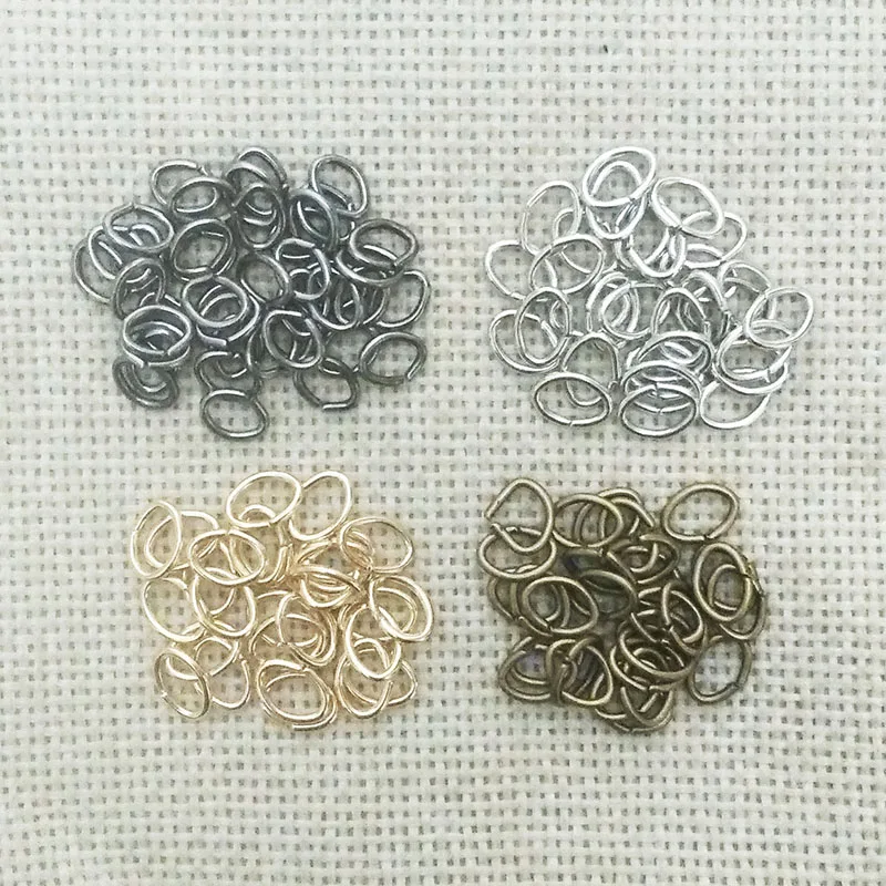 

split ring open Jump Rings jewelry making beads connector pearl link chain spacer Clasp Hooks End metal wire loop alambre bijoux