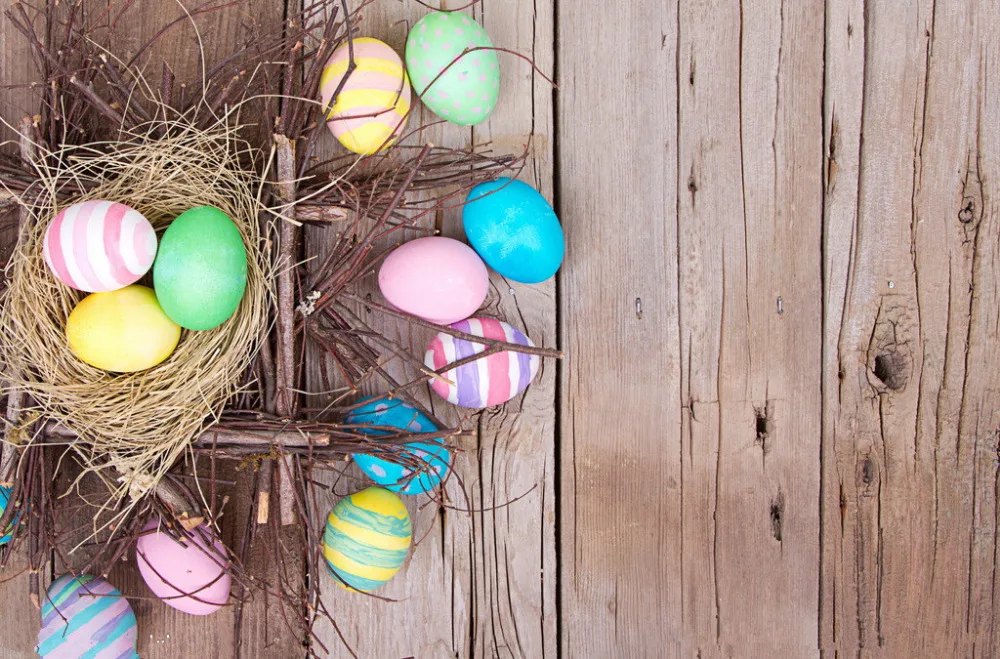 

7X5ft Vinyl Custom Easter Photography Backdrops Prop Muslin Photography Background FH93
