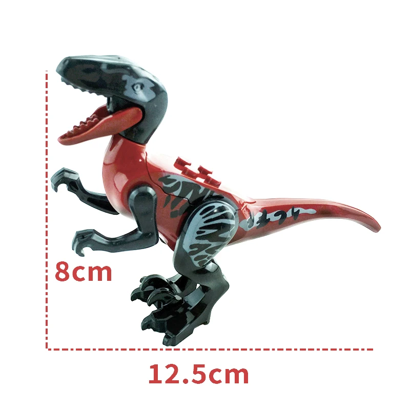 Jurassic Dinosaur World Figures Black Tyrannosaurs Rex Building Blocks Compatible With Dinosaur Toys Legoings Children Gifts