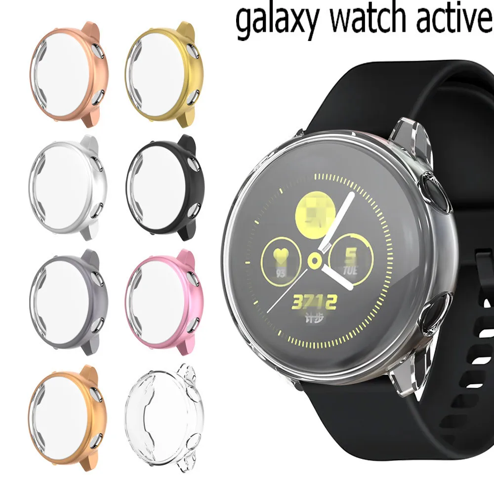 Защитный чехол для samsung galaxy watch active ремешок часов ультратонкий защитный из ТПУ Galaxy