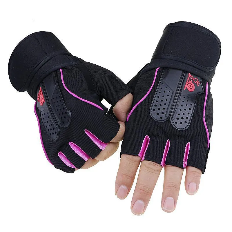 M-XL Gym Gloves Heavyweight Sports Exercise Weight Lifting Gloves Body Building Training Sport Fitness Gloves
