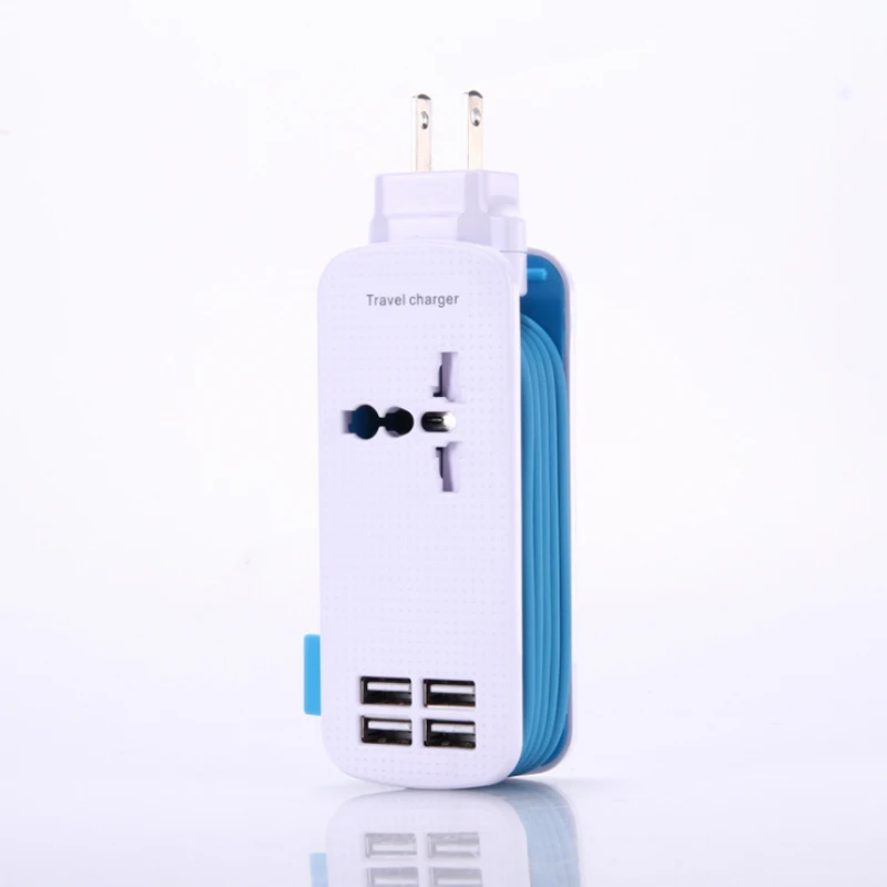 4usb адаптер умная зарядная головка многопортовое usb зарядное устройство|Адаптеры