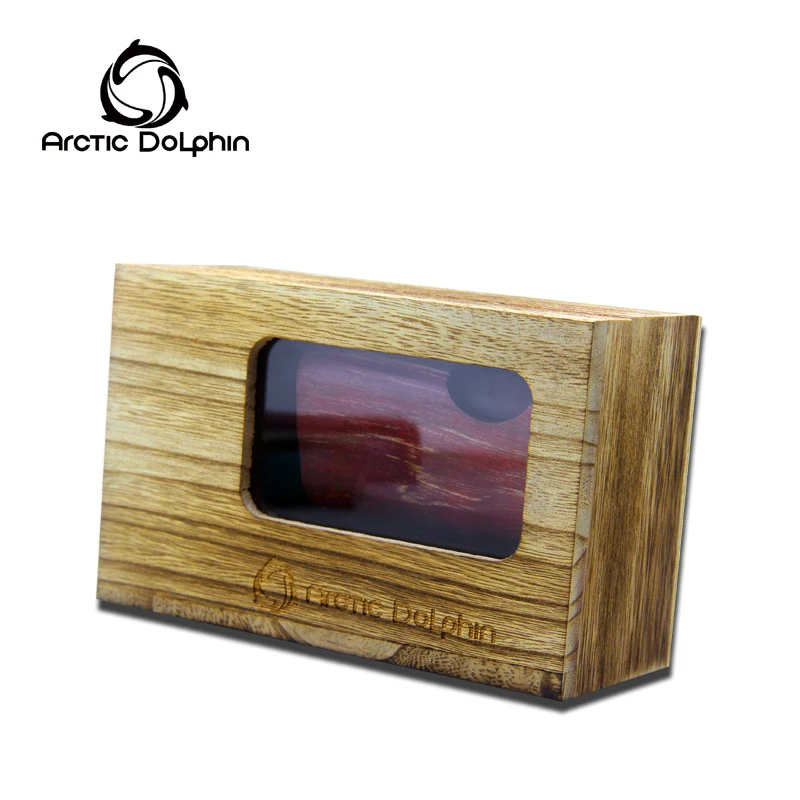 Arctic Дельфин Amber стабилизированной древесины Squonk Mod Squonker электронная сигарета Питание от одной батареи 18650