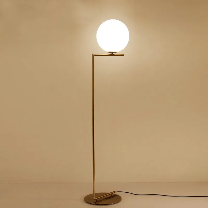 modern globe floor lamp