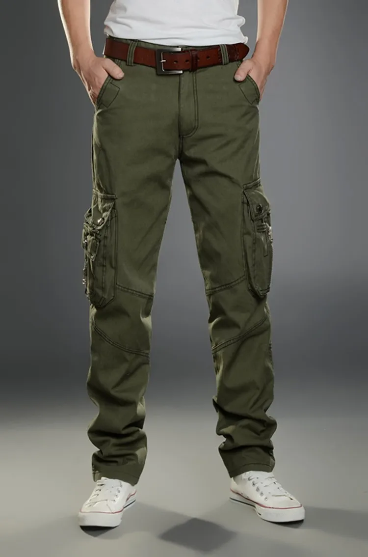 3 Military Army Pant Men's Casual Cargo Solid Trousers Big - AliExpress