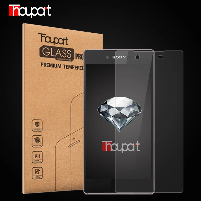 

Thouport Screen Protector Tempered Glass For Sony Xperia Z2 Z4 Z5 Compact / Premium Anti Shatter Hard Film