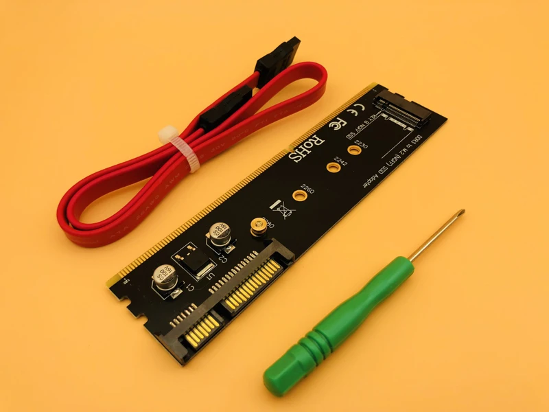 Новинка адаптер для M2 SSD DDR3 DDR к M.2 Райзер карта NGFF B соединитель в форме ключа SATA Power