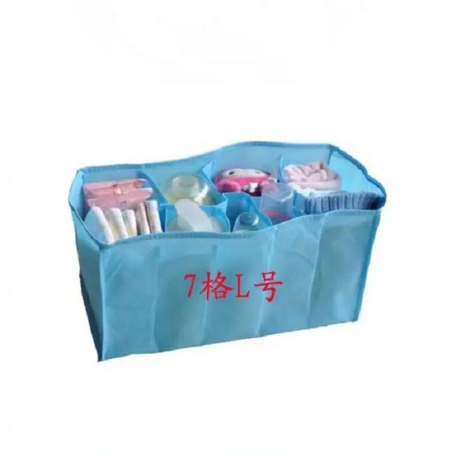 

1pc/lot Blue Travel Bag Large Storage Boxes & Bins Organizer Liner Bags Baby Diaper Nappy Mommy Bags