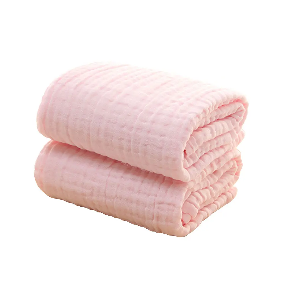 Многоцветное полотенце для мочалки, уход за ребенком, подарок, мягкий подгузник двойного назначения - Цвет: pink
