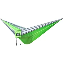 High-intensity camping 2-person hammock 300 * 200 cm can accommodate 300 kg, Accessories need to be purchased separately.