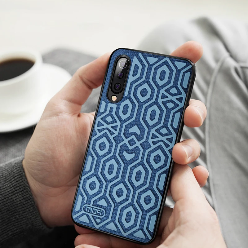 For Xiaomi mi9 case cover global back cover silicone protective fabric cloth shockproof cases capas MOFi original mi 9 SE case phone cases for xiaomi