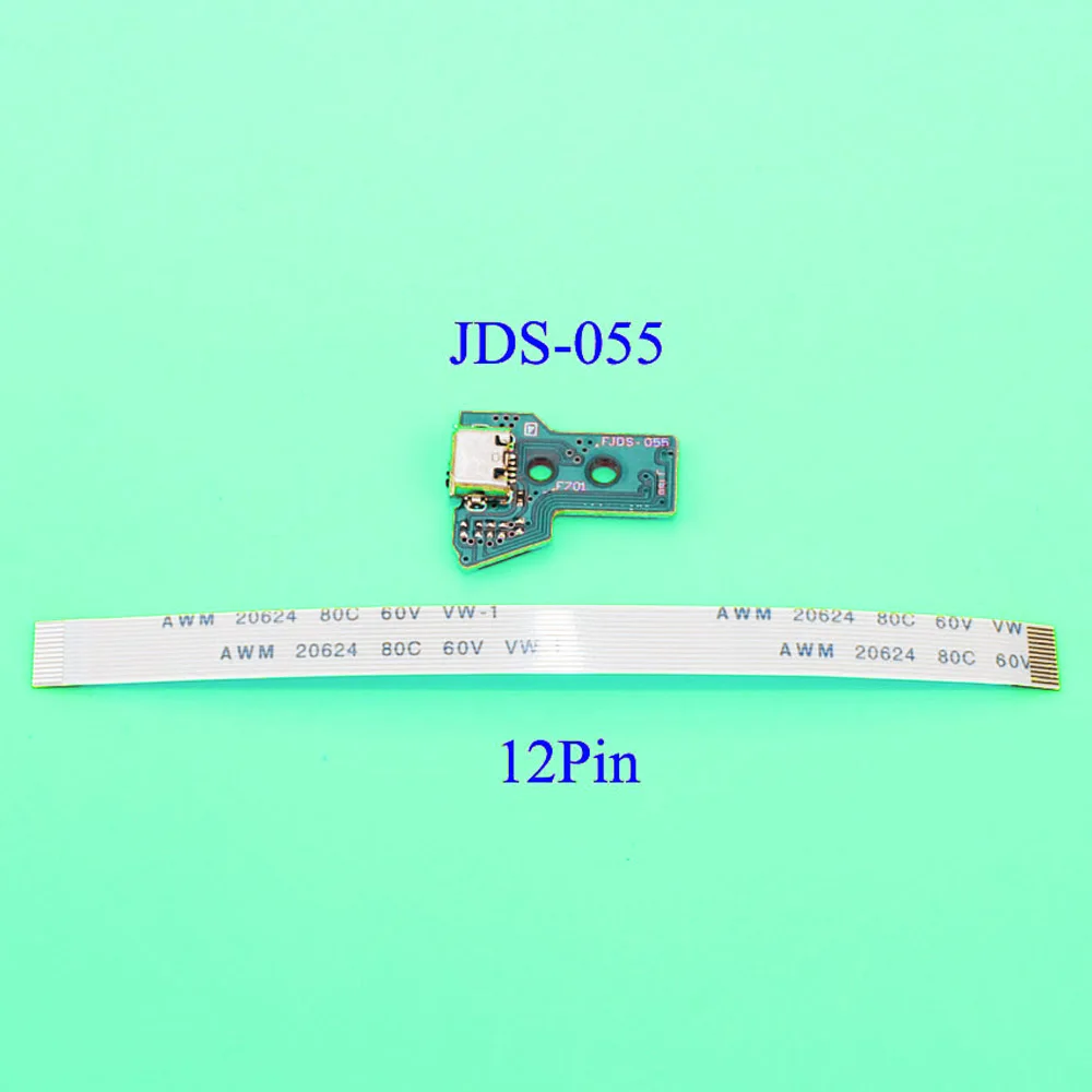 10 шт. 12Pin USB JDS 011/030/040 разъем светодиодный зарядное устройство PCB плата для Playstation 4