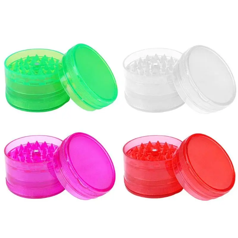 

3 Layers Mini Plastic Tobacco Smoke Grinder Hand Muller Herb Weed Cigar Smoke Grinders Weed sigaretten maker moledor de hierba