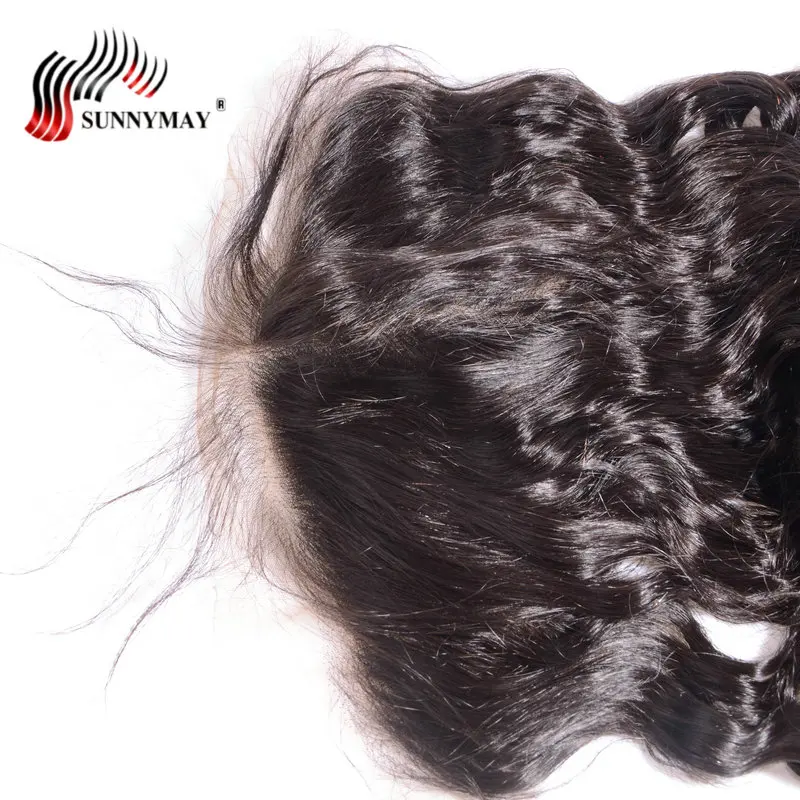 Sunnymay 13x6 Кружева Фронтальные Закрытие глубокая волна малазийские парики из натуральных волос уха до уха предварительно вырезанные с детскими волосами человеческие волосы фронтальной