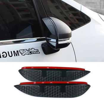 

Car Styling Carbon rearview mirror rain eyebrow Rainproof Flexible Blade Protector Accessory For TOYOTA CAMRY 2009-2011