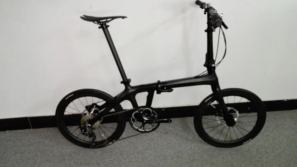 Clearance cheapest China 100% full carbon 20 inch folding bicycle 3k matt custom design complete folding bike Mini portable road bike 3 Clearance cheapest China 100% full carbon 20 inch folding bicycle 3k matt custom design complete folding bike Mini portable road bike 3
