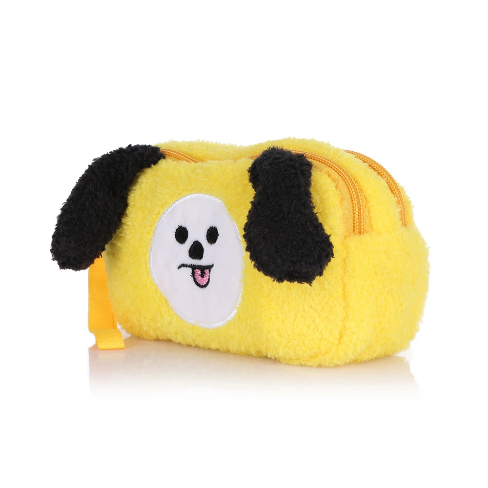 

K-POP Fashion Pencil Case Coin Purse Storage Plush Pen Bag Bangtan Boys Organizer Makeup Pouch Cosmetic Bag Fans Gift