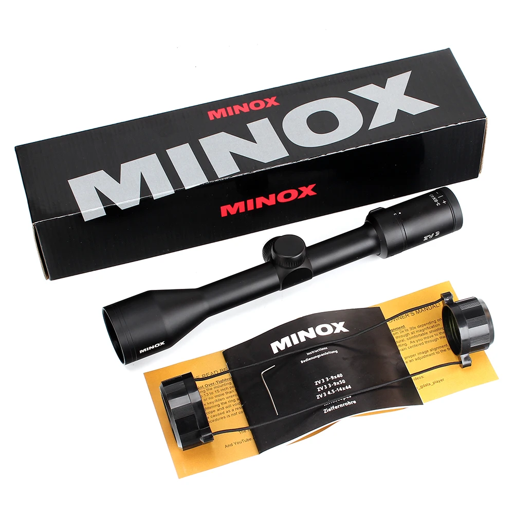 MINOX ZV 3 9X40 тактические оптические прицелы BDC 400 Проволочная Сетка прицел длинный
