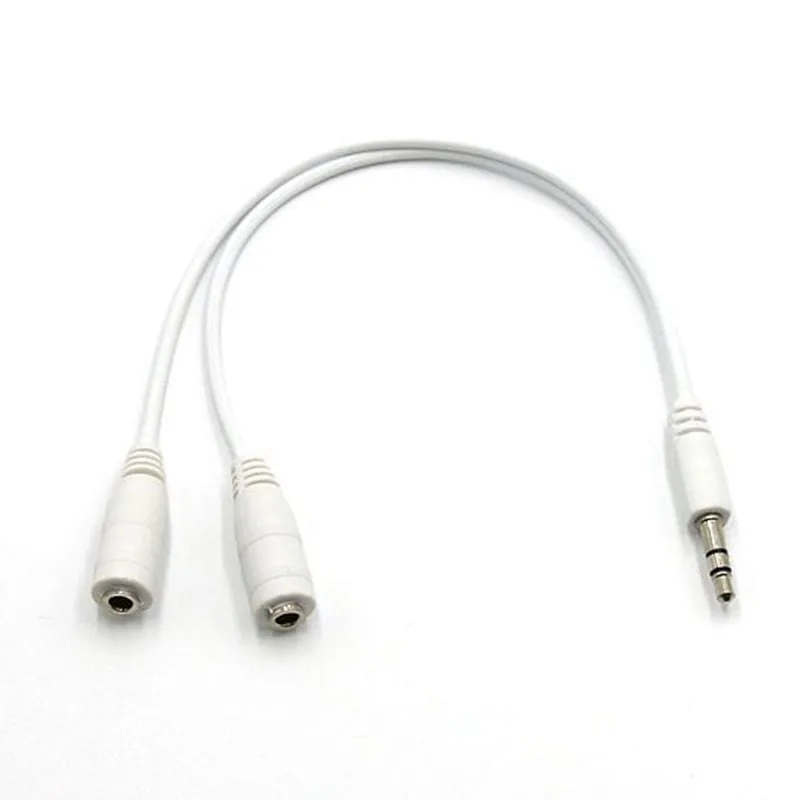3 5 мм штекер на 2 двойных гнездовых разъема для стереогарнитуры|Кабели