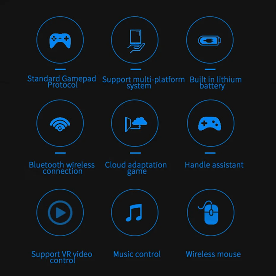 MOCUTE 050 054 VR Game Pad Android Joystick Bluetooth Controller Selfie Remote Control Gamepad for PC Android Phone TV + Holder