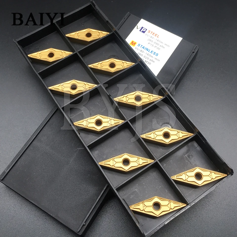 10pcs VNMG160404-TM LF9011 carbide inserts milling cutter insert TURNING INSERTS