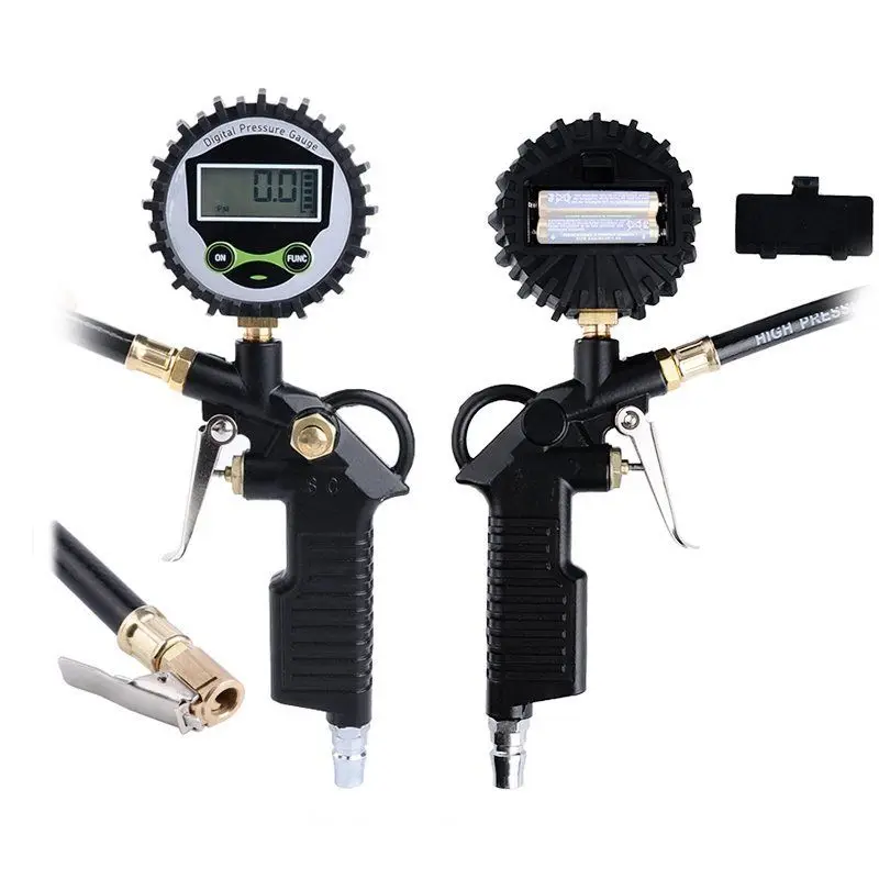 

Digital Tyre Pressure Gauge LCD Tire Barometer Meter Tester Car Motorcycle Inflated Pumps Deflated High Precision Air Manometer