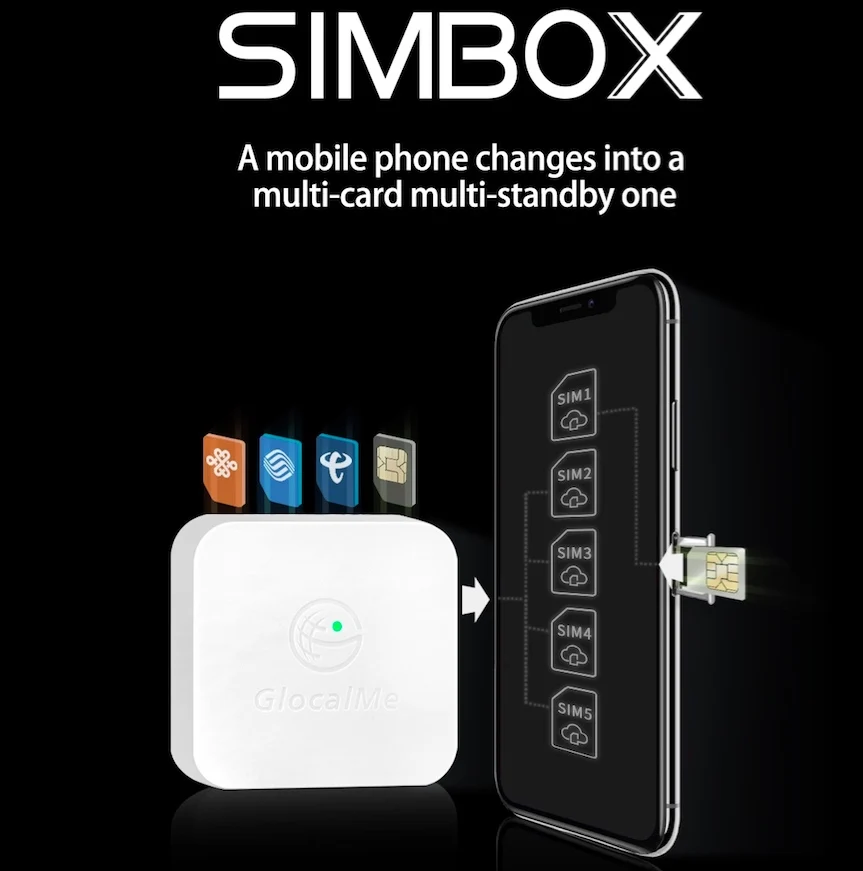 GlocalMe Multi 4 SIM двойной режим ожидания без роуминга 4G SIMBOX для iOS и Android, нет необходимости носить с собой, работа с WiFi/данными для совершения звонков и SMS