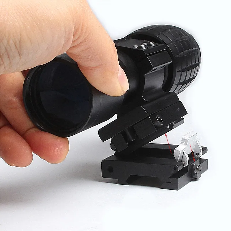 Airsoft 4X30mm Magnifying Focus Adjusted With Flip Up Mount Scope For Hunting 6-0060-5
