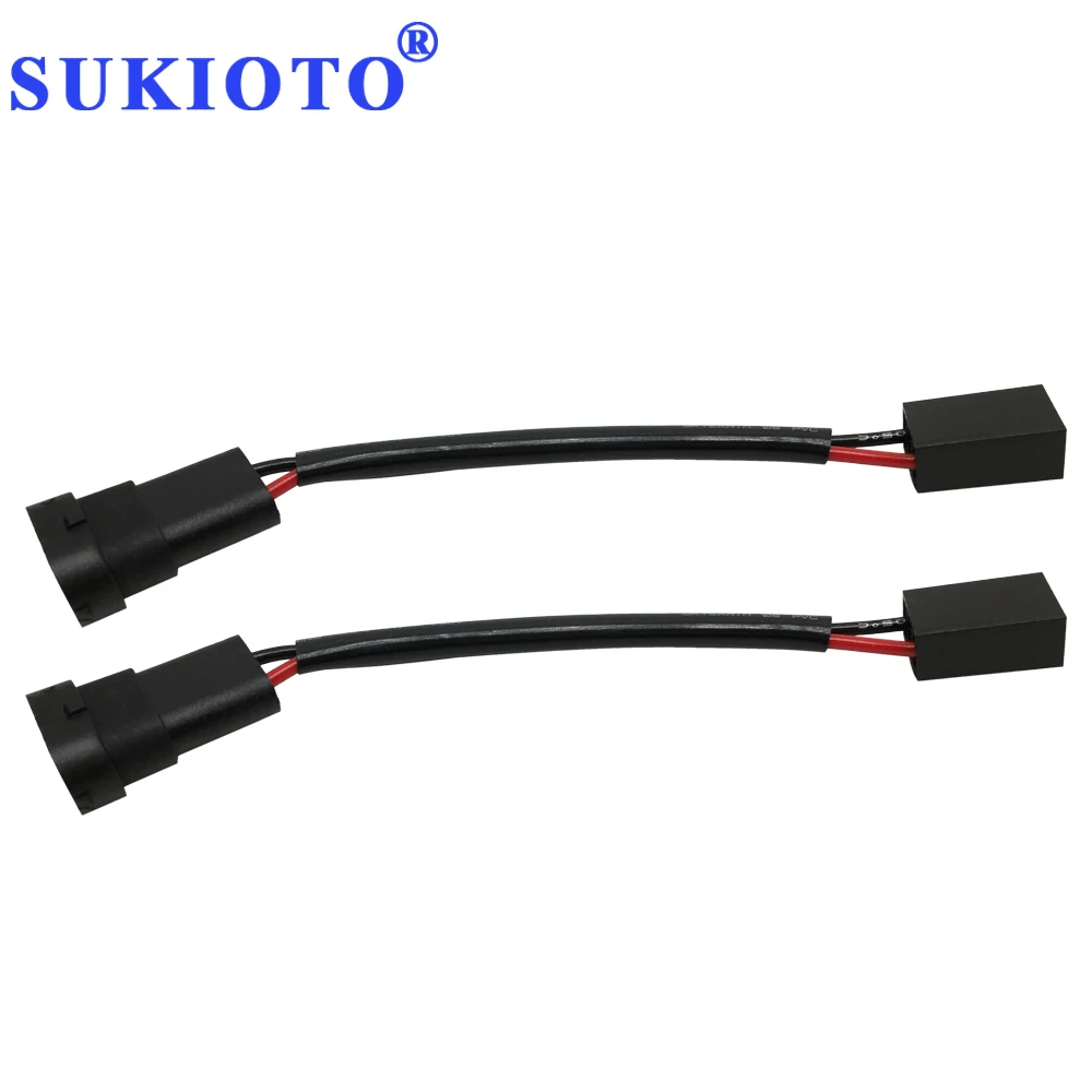 Разъем SUKIOTO h11 socket male для проводов h7 автомобильного адаптера к 9005 9006 аксессуары