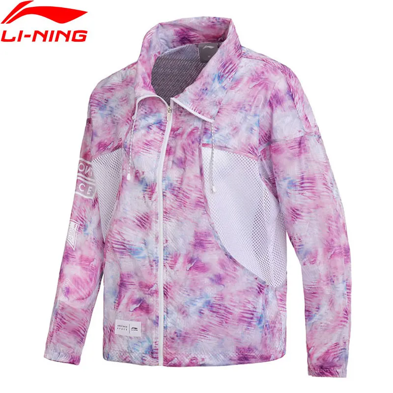 

Li-Ning Women AT PROOF SMART Sports Jacket Loose Fit Waterproof LiNing Breathable Windbreaker Sport Coats AFDN076 CAMJ18