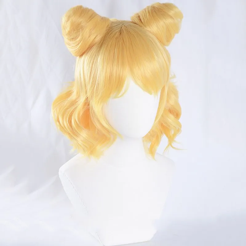 Biamoxer японский аниме Pripara Minami Mirei желтый парик косплей волос Косплей Хэллоуин база