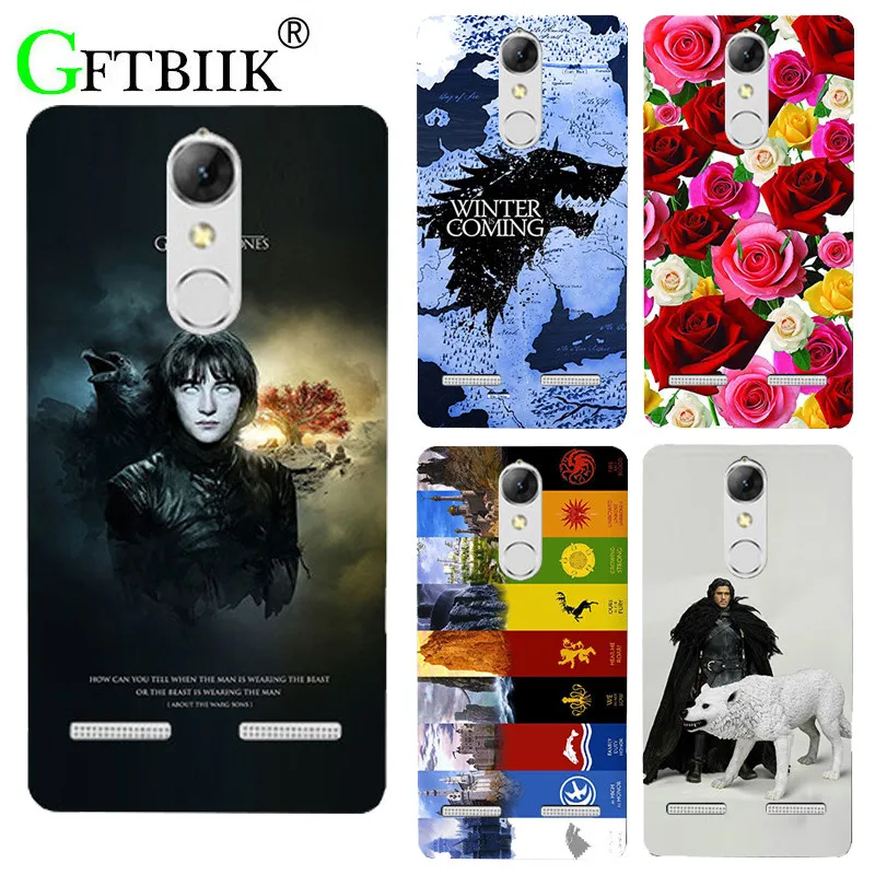 

For Game Of Thrones 7 Case For Lenovo K6 K 6 5.0" K33a48 K33 a48 b36 Cover Hard Plastic Phone Back Shell Football Case Housing