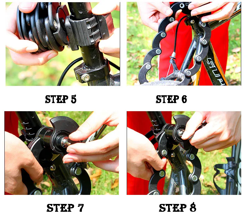 Противоугонная велосипедная цепь, складной велосипедный замок, мини-гамбургер, Велосипедные замки, высокий уровень безопасности