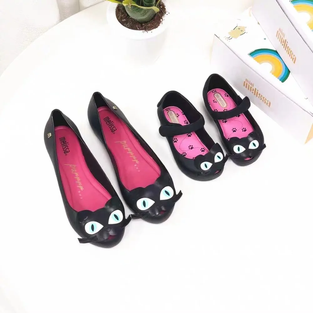 

Mini Melissa 3 Color Women Sandals 2019 Melissa Ladies Jelly Shoes Waterproof Sandals Parent-child Sandals Beach Sandals 35-39