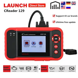 Старт X431 Creader CRP129 автомобиля диагностический инструмент ABS SRS сканер для подушек безопасности Автоматическая диагностика инструменты