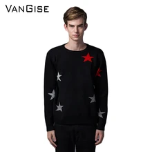 VanGise Autumn Sweater Men Sweaters Knitted Stripe Wool Pullover Men O-Neck Shirt Mens Knitwear 2017 New Spring brand-clothing