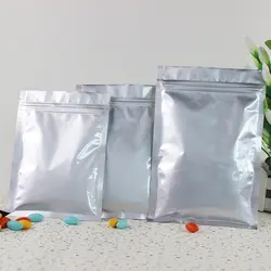 11x16 см Алюминиевая фольга сумка пакет из майлара вакуумные пакеты для продуктов питания хранения алюминиевый плоские мешки