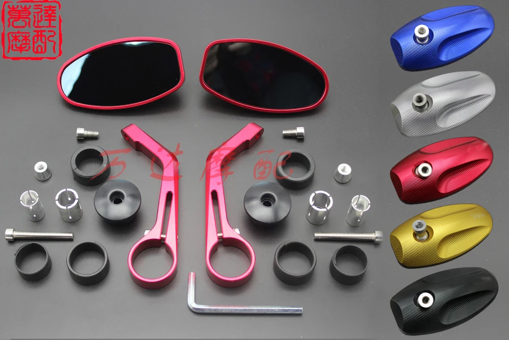 

CNC Motorcycle Mirror Common 7/8" Bar End Rearview Mirror for DUCATI Models 5 Colors
