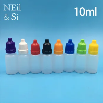 

10ml Plastic Water Drop Bottle Medicinal Cosmetic Liquid Essential Oil Dropping Bottles 200pcs Free Shipping